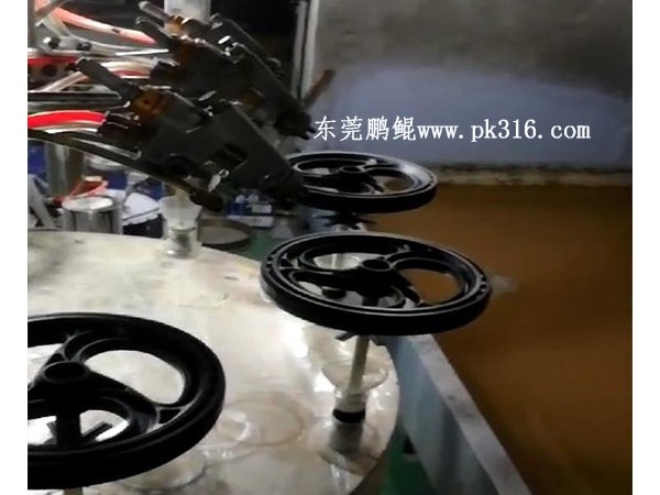 橡胶塑料玩具车轮自动喷涂设备解决方案