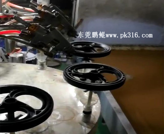 橡胶塑料玩具车轮自动喷涂设备1